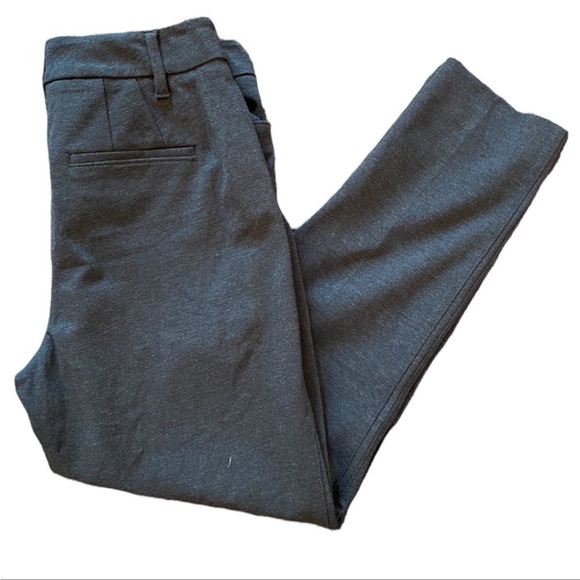 WHBM The Tapered Ankle Knit Pant Charcoal Gray 4 - Picture 9 of 10